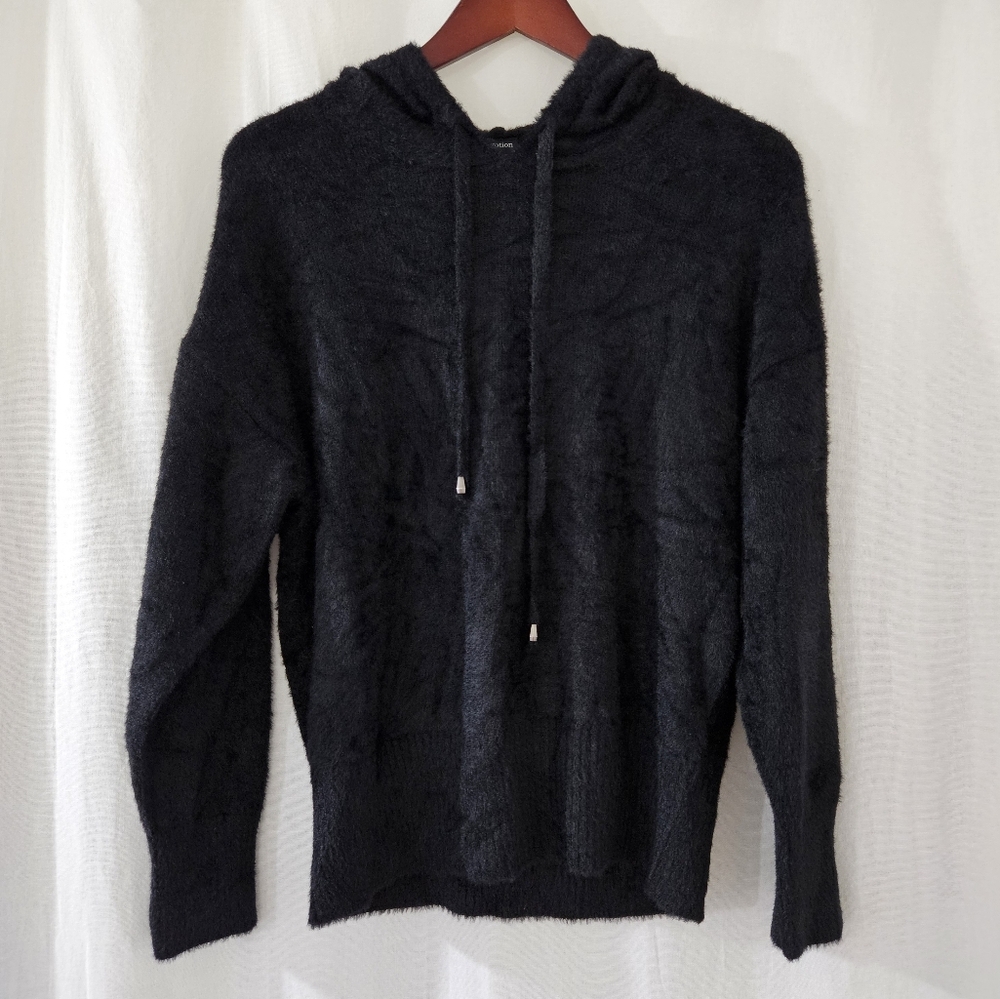 devotion by cyrus Fuzzy/Furry Hoodie in Black Women’s Size XS & S